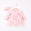 HOOP GIRL DRESS 3-6-9-12 M
