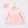 TASSEL 2 PIECE GIRL DRESS 3-6-9-12 M